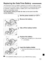 Предварительный просмотр 191 страницы Canon EOD 50D Instruction Manual