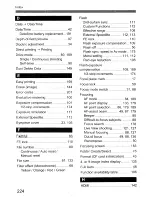 Предварительный просмотр 224 страницы Canon EOD 50D Instruction Manual