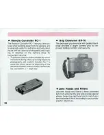 Preview for 72 page of Canon EOS 100 Instructions Manual