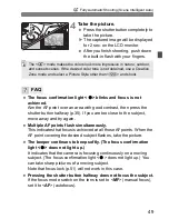 Предварительный просмотр 49 страницы Canon EOS 100D Basic Instruction Manual