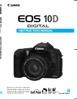 Предварительный просмотр 1 страницы Canon EOS 10D Digital Instruction Manual