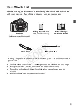 Preview for 3 page of Canon EOS 1200D Basic Instruction Manual