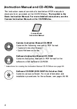 Preview for 4 page of Canon EOS 1200D Basic Instruction Manual