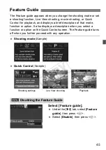 Preview for 45 page of Canon EOS 1200D Basic Instruction Manual