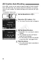 Preview for 54 page of Canon EOS 1200D Basic Instruction Manual