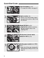 Предварительный просмотр 6 страницы Canon EOS 1200D Instruction Manual