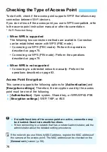 Предварительный просмотр 74 страницы Canon EOS 1300D (W) Wireless Function Instruction Manual