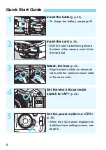 Предварительный просмотр 6 страницы Canon EOS 1300D Instruction Manual