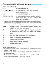 Предварительный просмотр 8 страницы Canon EOS 1300D Instruction Manual