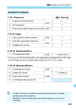 Предварительный просмотр 259 страницы Canon EOS 1300D Instruction Manual