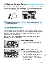 Предварительный просмотр 271 страницы Canon EOS 1300D Instruction Manual