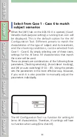 Предварительный просмотр 11 страницы Canon EOS-1D Mark II Digial Af Setting Manualbook