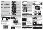 Canon EOS-1D Mark II Digial Quick Reference Manual preview