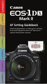 Preview for 1 page of Canon EOS-1D Mark II Digial Settings Manual