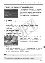 Предварительный просмотр 153 страницы Canon EOS 1D Mark III Instruction Manual