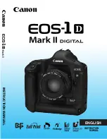 Предварительный просмотр 1 страницы Canon EOS 1D MkII Instruction Manual