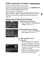 Предварительный просмотр 77 страницы Canon EOS 1Ds Mark III Instruction Manual