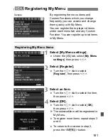 Предварительный просмотр 181 страницы Canon EOS 1Ds Mark III Instruction Manual