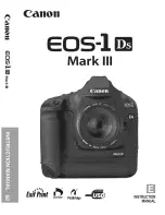 Canon EOS-1Ds Mark III Instruction Manual preview