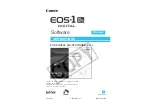 Предварительный просмотр 1 страницы Canon EOS-1Ds Mark III Software Manual