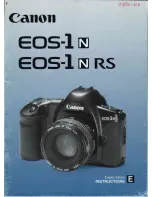 Canon EOS-1N RS Instructions Manual предпросмотр