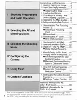 Предварительный просмотр 4 страницы Canon EOS 1N Instruction Manual