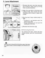 Предварительный просмотр 18 страницы Canon EOS 1N Instruction Manual