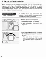 Предварительный просмотр 42 страницы Canon EOS 1N Instruction Manual