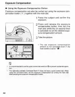 Предварительный просмотр 44 страницы Canon EOS 1N Instruction Manual