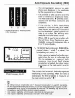 Предварительный просмотр 47 страницы Canon EOS 1N Instruction Manual