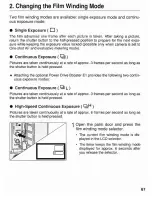 Предварительный просмотр 67 страницы Canon EOS 1N Instruction Manual