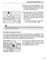 Предварительный просмотр 70 страницы Canon EOS 1N Instruction Manual