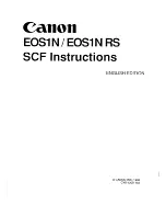 Canon EOS 1N Scf Instructions предпросмотр