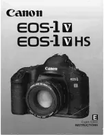 Canon EOS 1V Instruction Manual предпросмотр