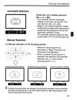 Предварительный просмотр 39 страницы Canon EOS 1V Instruction Manual