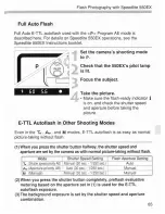 Предварительный просмотр 85 страницы Canon EOS 1V Instruction Manual