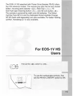 Предварительный просмотр 115 страницы Canon EOS 1V Instruction Manual