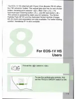 Preview for 114 page of Canon EOS 1V Instructions Manual