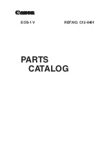 Предварительный просмотр 109 страницы Canon EOS 1V Service Manual