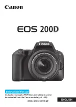 Canon EOS 200D Instruction Manual preview