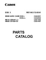 Canon EOS 3 Parts Catalog предпросмотр