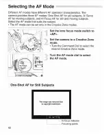 Предварительный просмотр 42 страницы Canon EOS 30 / DATE Instructions Manual