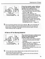 Предварительный просмотр 43 страницы Canon EOS 30 / DATE Instructions Manual