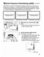 Предварительный просмотр 65 страницы Canon EOS 30 / DATE Instructions Manual