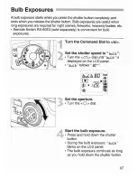 Предварительный просмотр 67 страницы Canon EOS 30 / DATE Instructions Manual