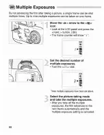 Предварительный просмотр 68 страницы Canon EOS 30 / DATE Instructions Manual