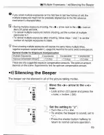 Предварительный просмотр 69 страницы Canon EOS 30 / DATE Instructions Manual