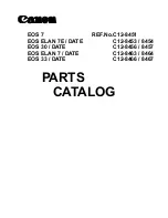 Canon EOS 30/DATE Parts Catalog предпросмотр