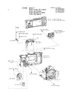 Предварительный просмотр 8 страницы Canon EOS 30/DATE Parts Catalog