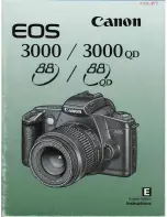 Canon EOS 3000 Instructions Manual preview